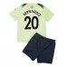 Cheap Manchester City Bernardo Silva #20 Third Football Kit Children 2022-23 Short Sleeve (+ pants)
